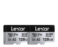 Lexar 2x128GB microSDXC Silver Plus UHS-I U3 A2 V30 - 1292573 - zdjęcie 1